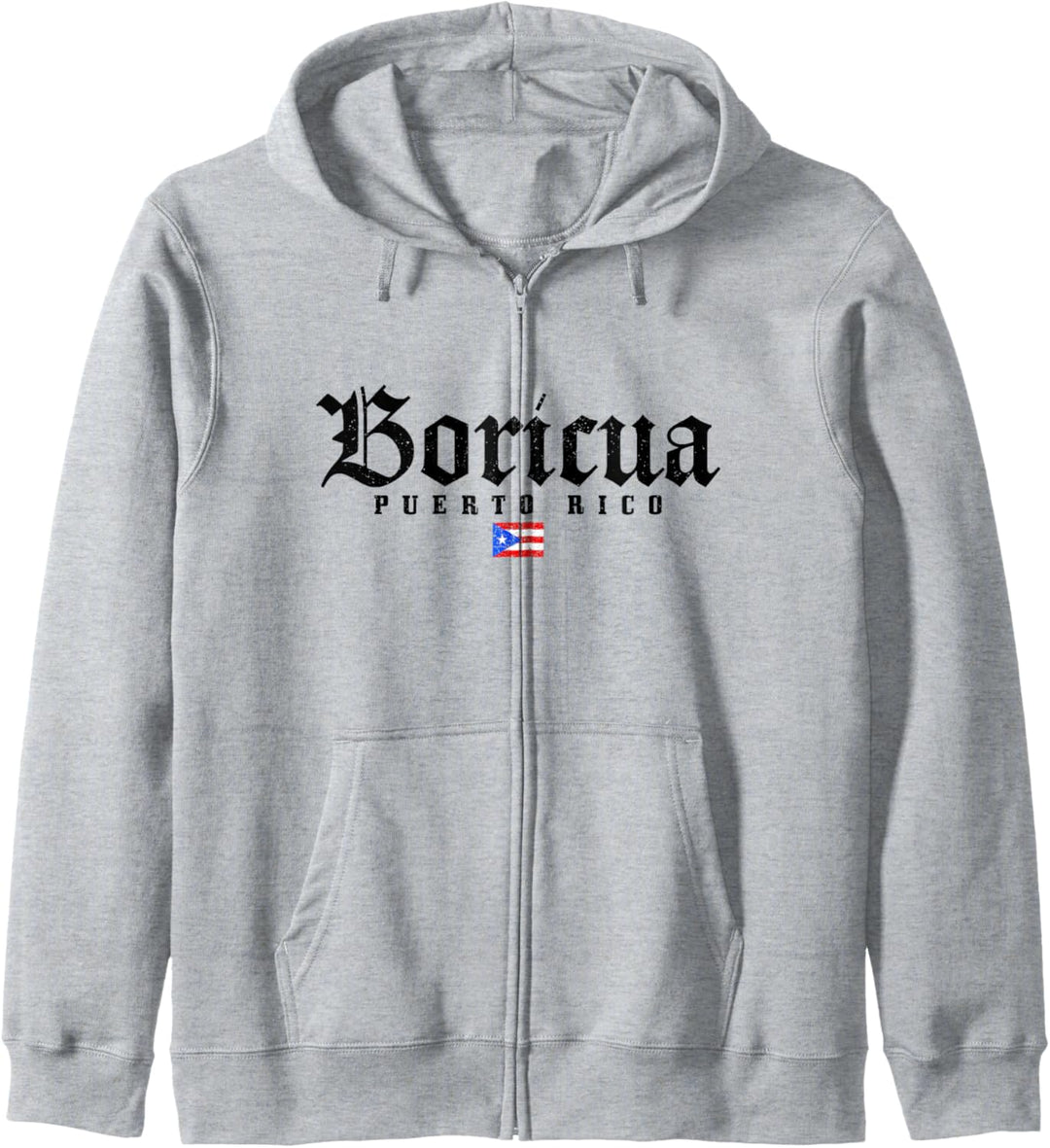 Puerto Rico Boricua Vintage Puerto Rican Flagge Pride Kapuzenjacke