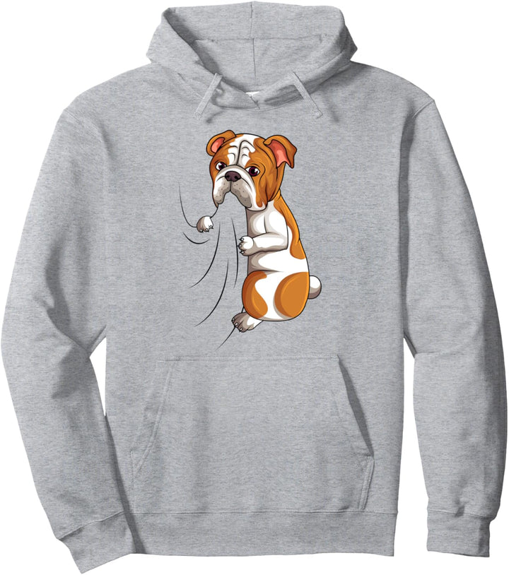 Englische Bulldogge Liebe Bully Frauchen Herrchen Kinder Pullover Hoodie