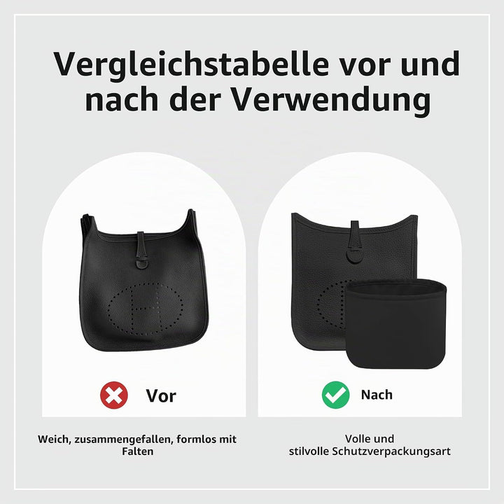 DGAZ Seide Organizer Tasche für Evelyne TPM/PM/GM/TGM Taschen, Luxus-Handtasche &amp; Tote Organizer, Ei