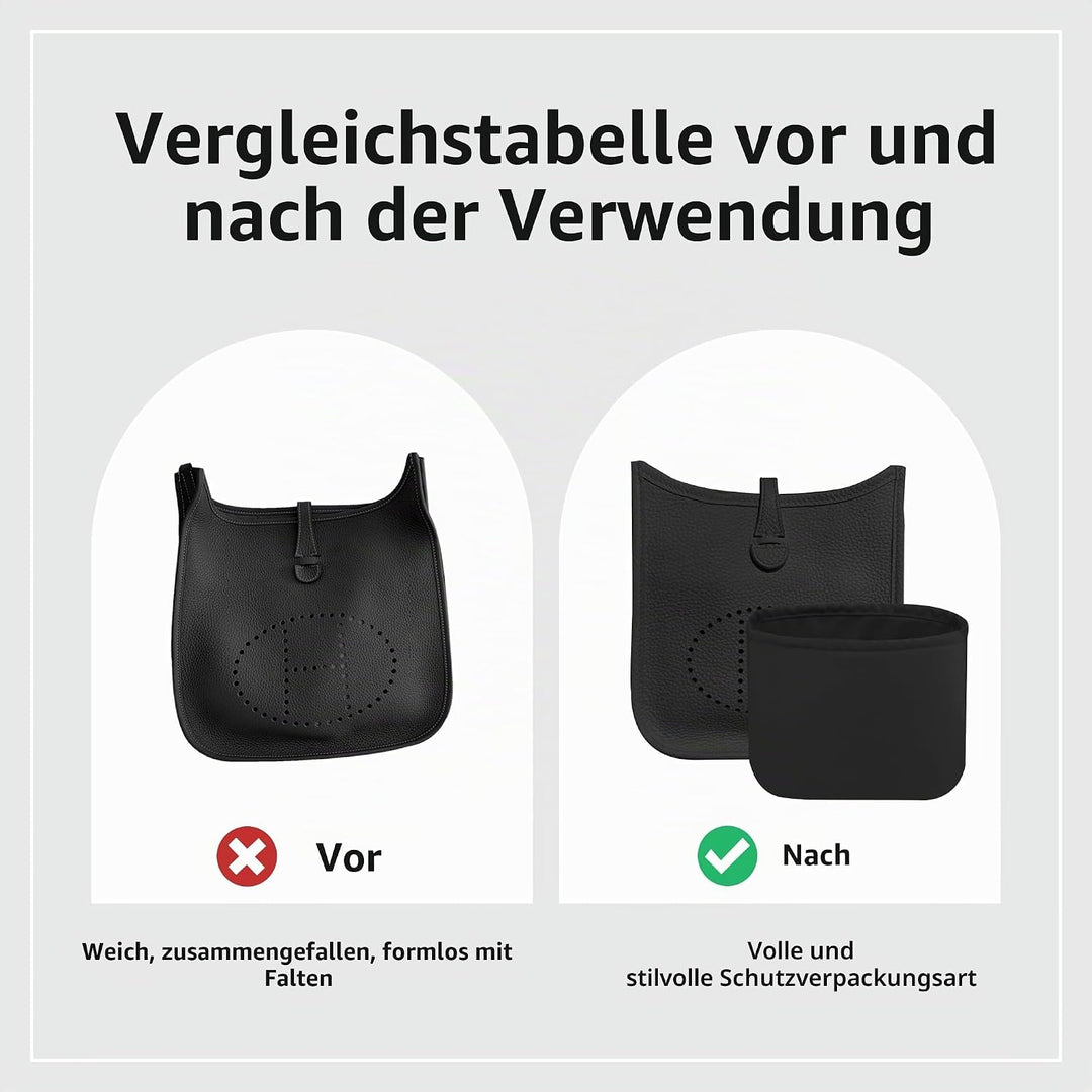 DGAZ Seide Organizer Tasche für Evelyne TPM/PM/GM/TGM Taschen, Luxus-Handtasche &amp; Tote Organizer, Ei