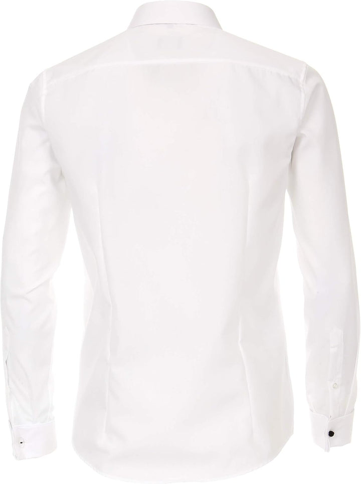 Venti Herren Popeline Hemd uninah 001980 Modern Fit 36 Schneeweiss, 36 Schneeweiß