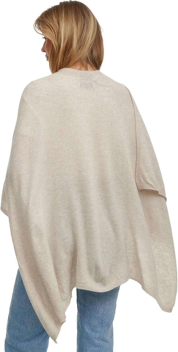 Damen Poncho,Schal Pullover, Lange Strickjacke, Strickpullover, Mantel,XXL Umhängetuch,Tunika für So