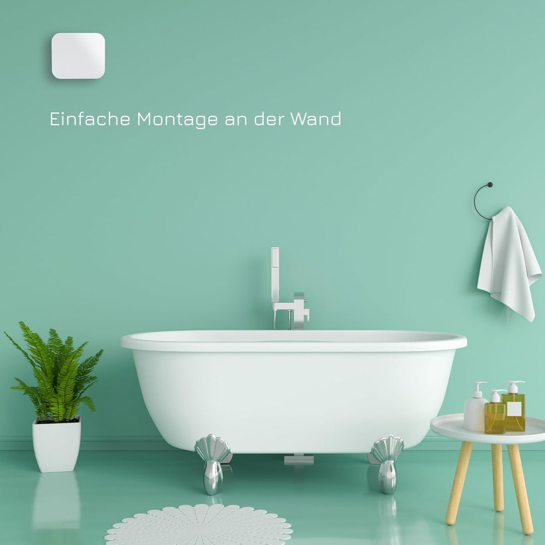 Turbionaire TREND 100 HWM Badlüfter mit Feuchtigkeitssensor, Rückschlagklappe, 100 mm, Hoher statisc