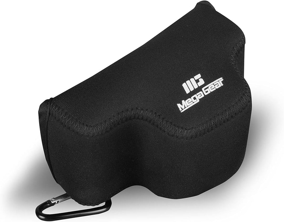 MegaGear MG1983 Ultraleichte Kameratasche aus Neopren kompatibel mit Fujifilm X Series X-E4 - Schwar