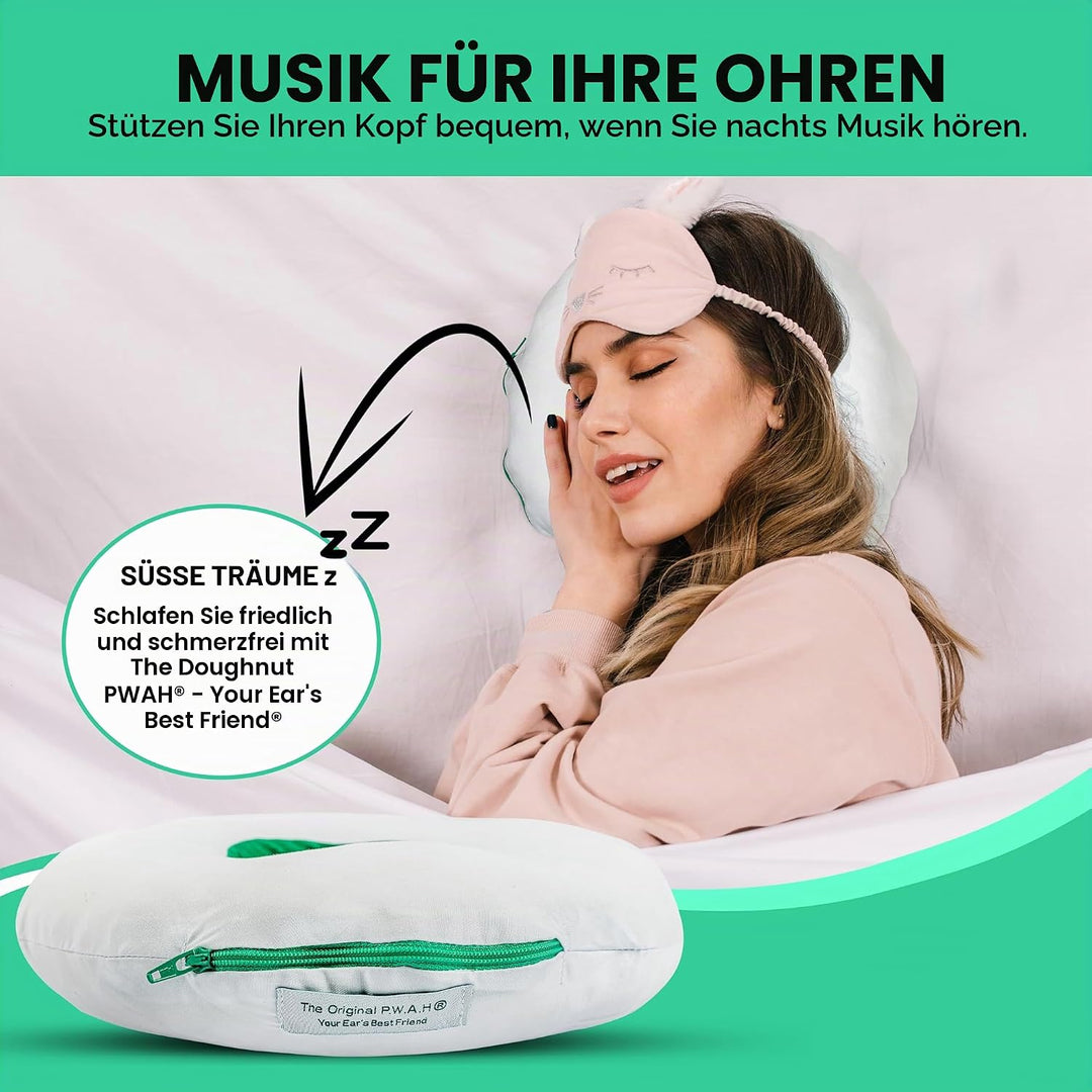 The Donut PWAH - Ohrkissen mit Loch [Made in England]