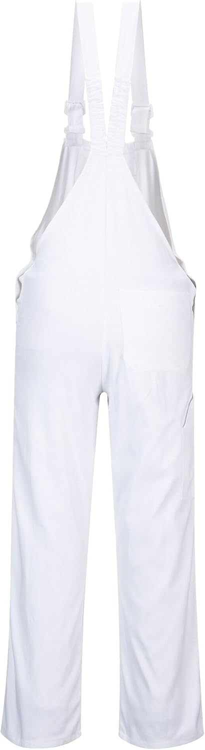 Portwest Maler-Latzhose Bolton, Grösse: 4XL, Farbe: Weiss, S810WHR4XL 4XL Weiss, 4XL Weiss