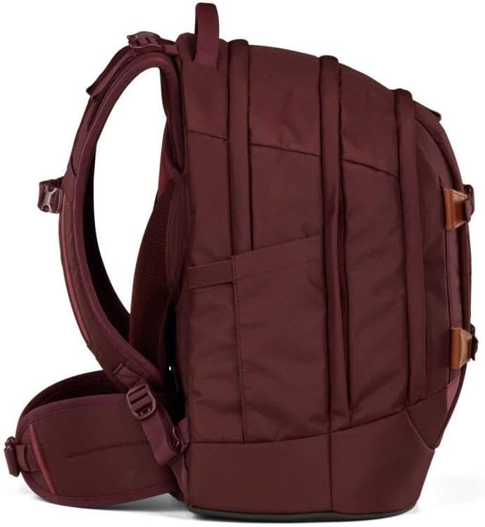Satch pack Skandi Edition Schulrucksack Set 2tlg. inkl. Schlamperbox Nordic Ruby, Nordic Ruby