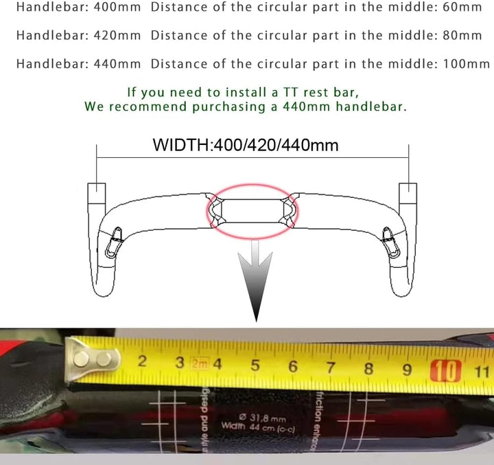 Carbon lenker rennrad Alfa Pasca carbon aero lenker rennrad 31.8mm drop lenker zum radfahren interne