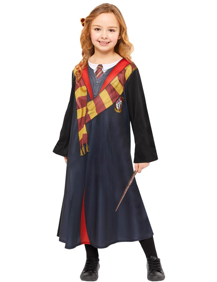 amscan Offiziell lizenziertes Hermione Granger Kostüm für Kinder Mädchen 128, 128