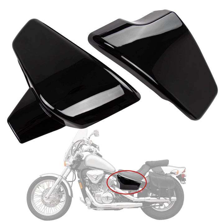 Batterie-Seitenverkleidungsabdeckungen für VLX 600 1999-2008 und für VT 600C CD Shadow VLX Deluxe 19