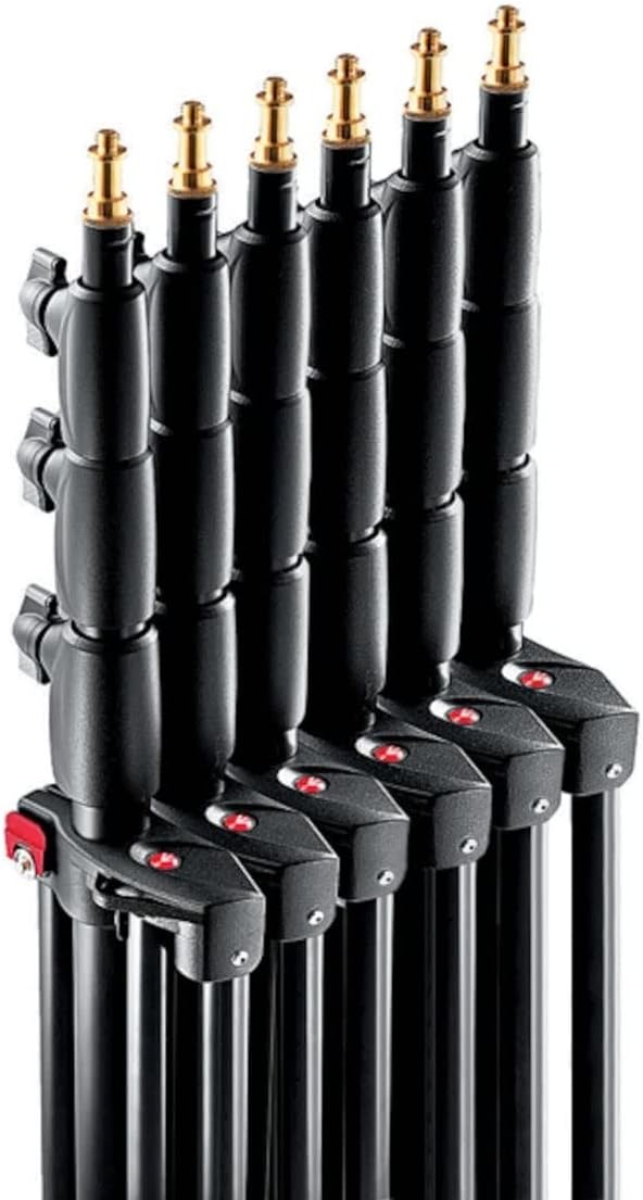 Manfrotto 3er-Pack Stativ Master Schwarz 1004BAC-3