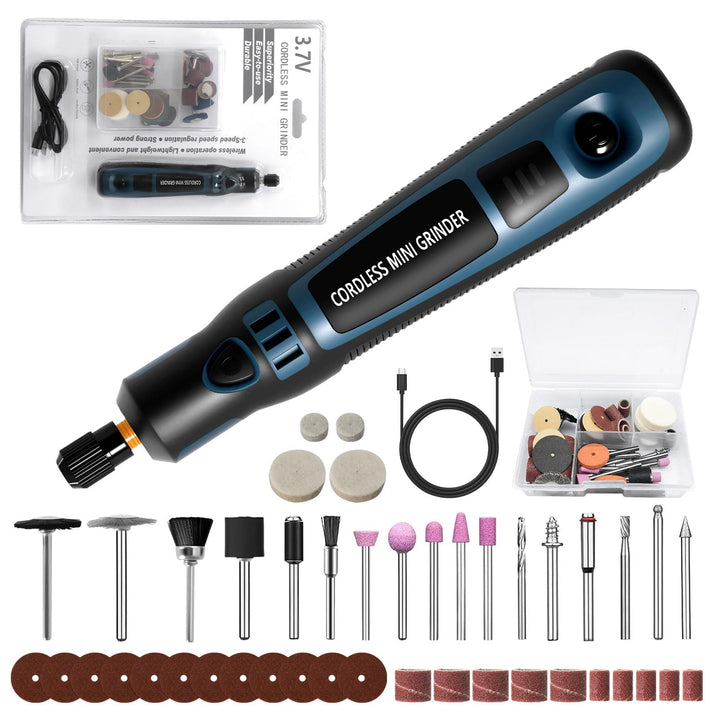 Multifunktionswerkzeug Akku Gravierstift Kabellos Gravur Werkzeug Kit, Mini-Rotationswerkzeug Tragba