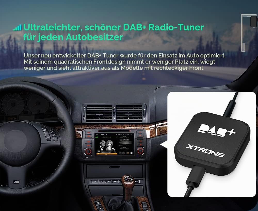 XTRONS DAB Digital Radio Tuner USB Dongle für Auto Android Headunit