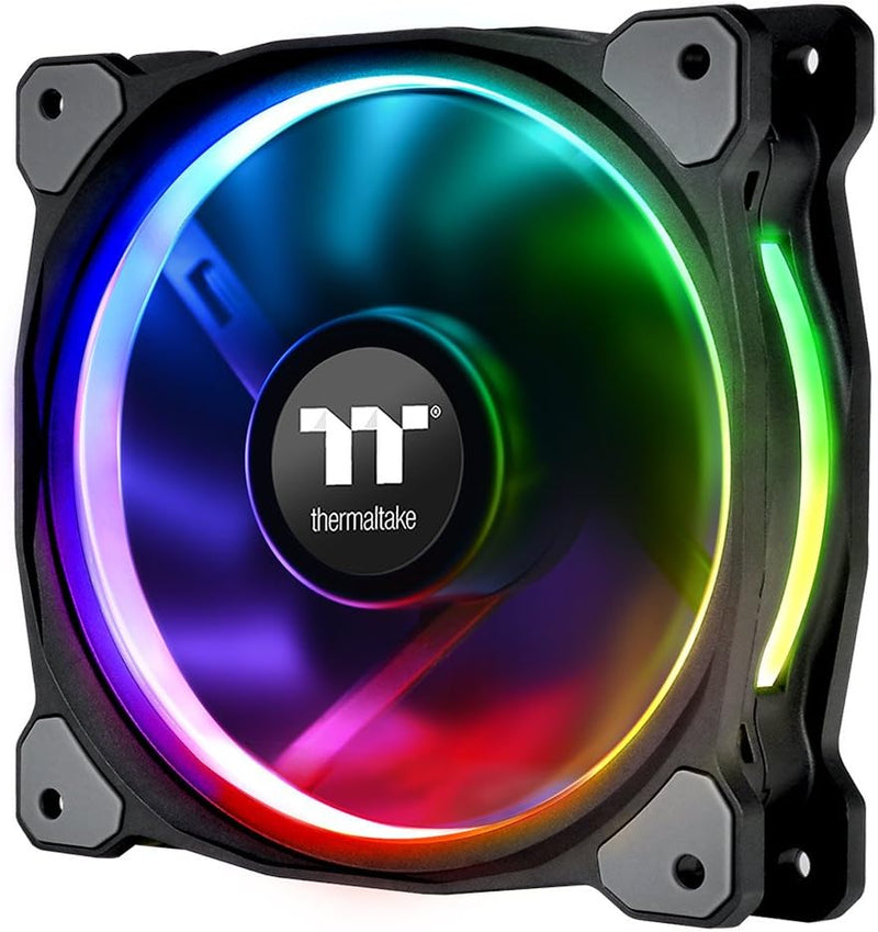 Thermaltake CL-F054-PL12SW-A Riing Plus 12 Gehäuselüfter TT Premium Edition 5 Pack mit Software RGB