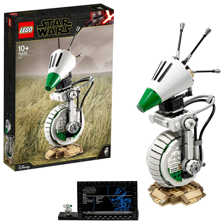 LEGO 75278 Star Wars D-O Droide, Sammlermodell, Bauset aus Der Aufstieg Skywalkers