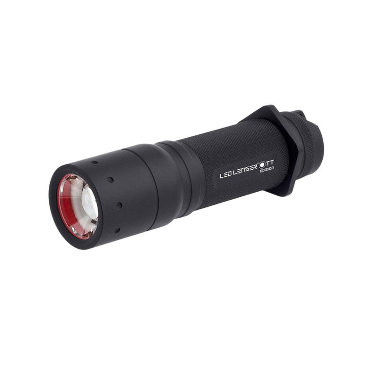Ledlenser TT taktische LED Taschenlampe, 280 Lumen, Leuchtweite 220m, robustes Metallgehäuse, fokuss