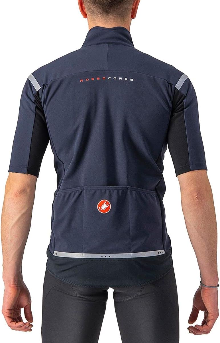 CASTELLI Herren Gabba Ros 2 Jacket 3XL SAVILE BLUE/SILVER GRAY, 3XL SAVILE BLUE/SILVER GRAY