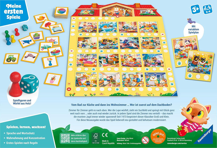 Ravensburger 12010017 Spielhaus: Meine ersten Spiele: Kinderspiele, Spiele ab 3 Jahren, für 2-4 Spie