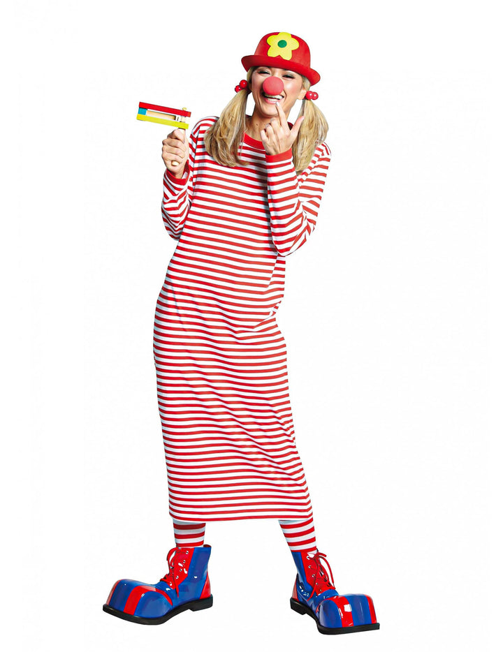 Hauskleid / Clowns-T-Shirt Langarm mit Streifen 40, 40