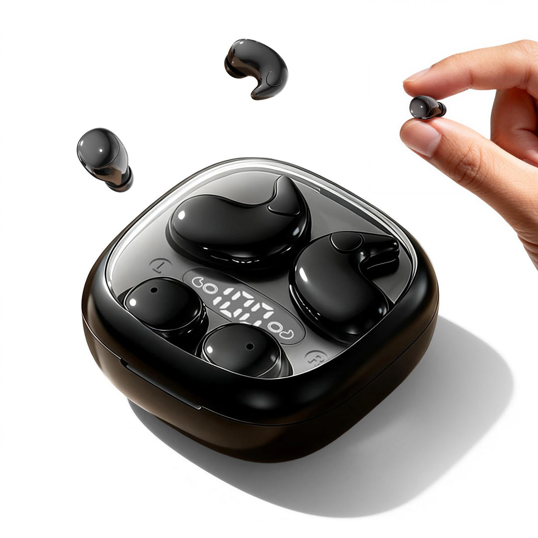 2 Paar Mini Unsichtbare Kopfhörer Kabellos Bluetooth für Kleine Ohren Schlafkopfhörer Seitenschläfer