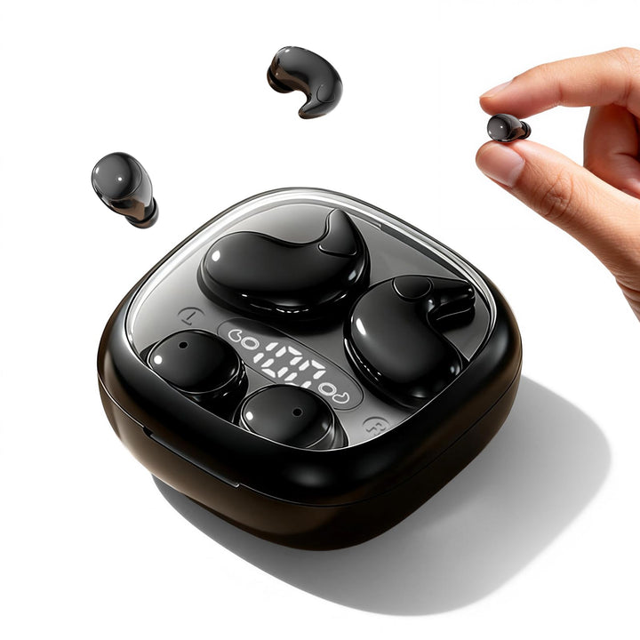 2 Paar Mini Unsichtbare Kopfhörer Kabellos Bluetooth für Kleine Ohren Schlafkopfhörer Seitenschläfer