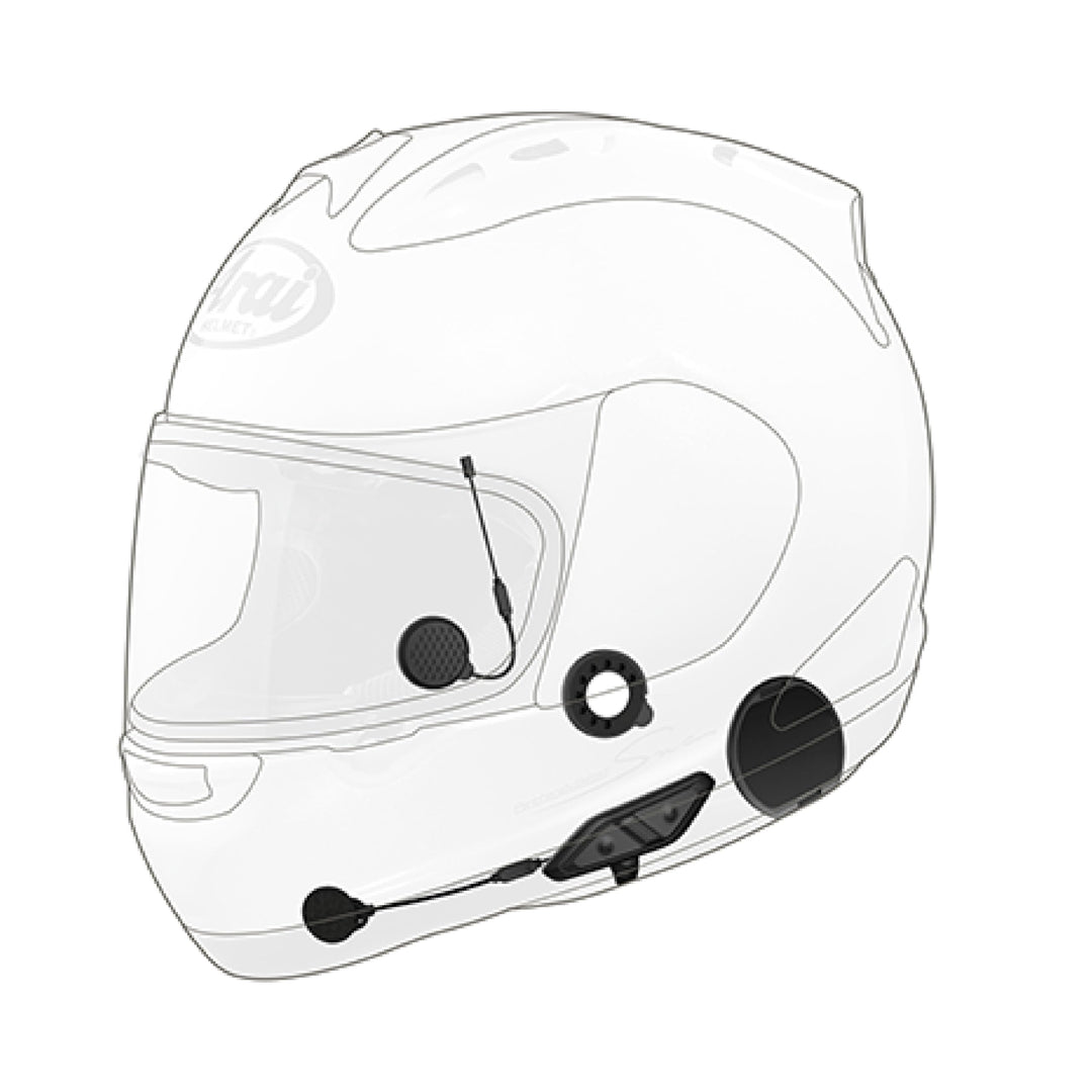 Sena 10U Bluetooth-Kommunikationssystem für Motorräder und Roller mit Fernbedienung für Arai Integra