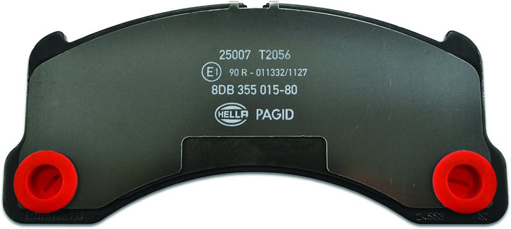 HELLA PAGID 8DB 355 015-801 Bremsbelagsatz - T2056 - Dicke/Stärke: 17.1mm - Bremssystem: Brembo - fü