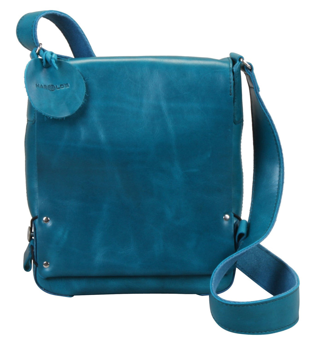 Harolds Jil Umhängetasche aus Leder 23 cm schwarz