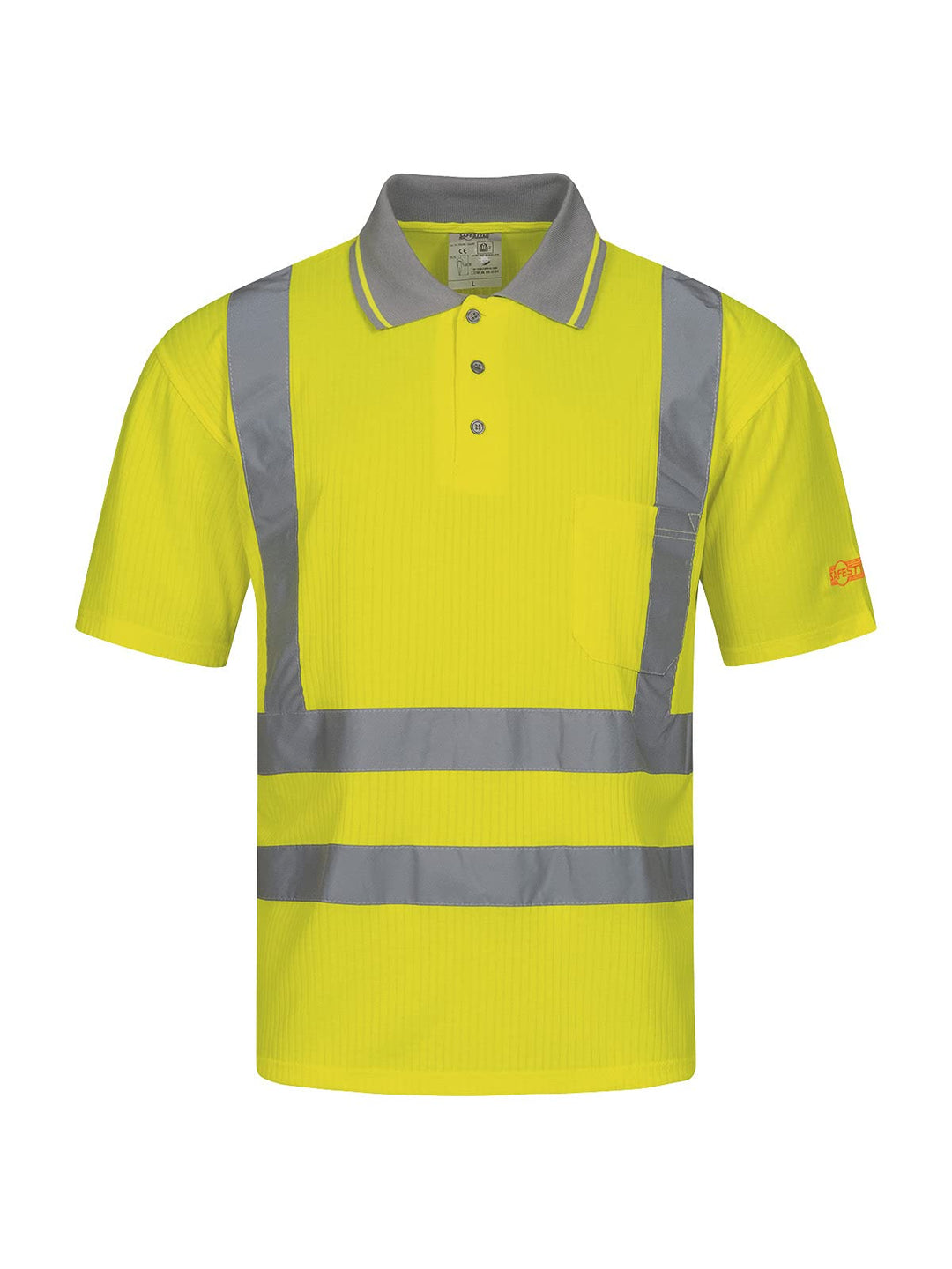 SAFESTYLE® Warnschutz-Poloshirt - Diego S Fluoreszierend Gelb, S Fluoreszierend Gelb