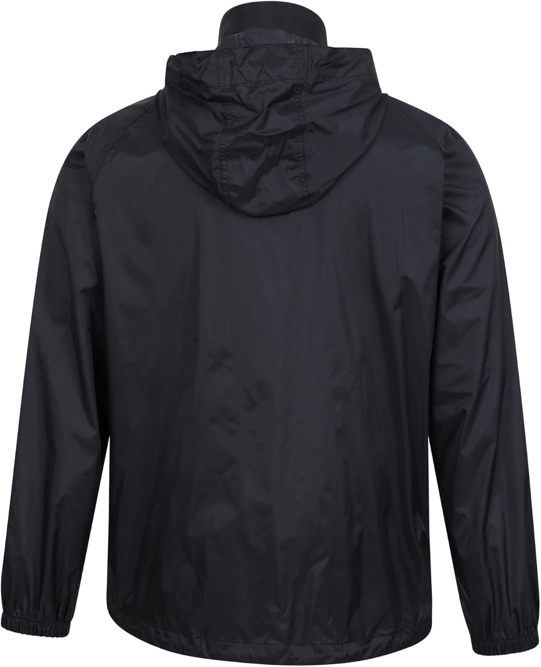 Mountain Warehouse Pakka Herren Wasserdicht Leichte verpackbare Regen Renn Sport Jacke XXS Schwarz,