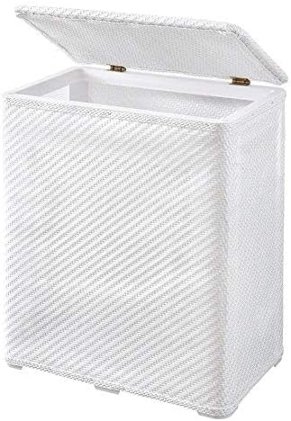 Kleine Wolke 5067100860 Wäschebox Wäscheboy, 48 x 27 x 55 cm, weiss, Weiss