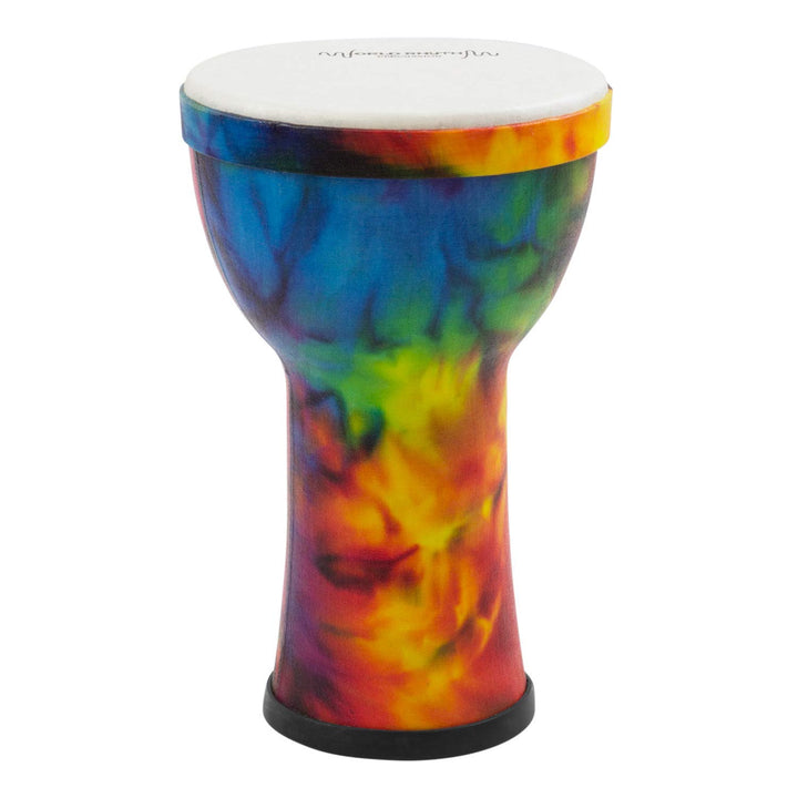 World Rhythm - Djembe Afrikanische Handtrommel -Synthetik 7 Zoll - Regenbögen - MDJ008-RD Regenbogen