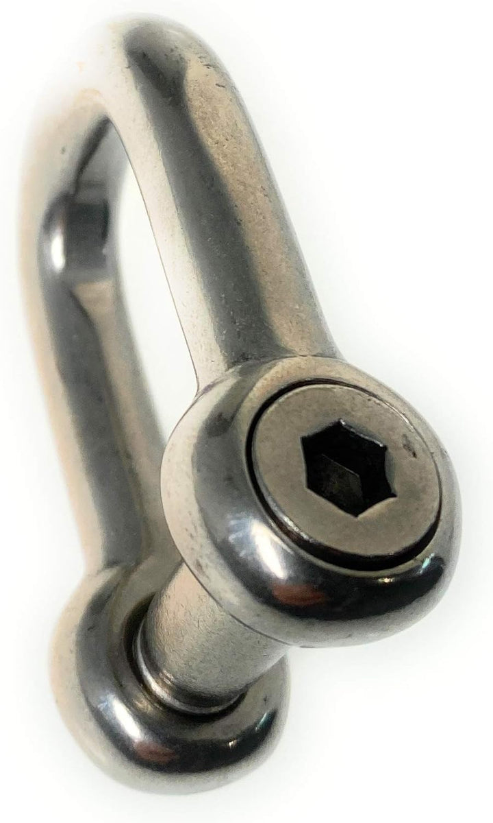 ARBO-INOX - Schäkel - Rundschäkel mit Innensechskant - Edelstahl A4 19mm, 19mm