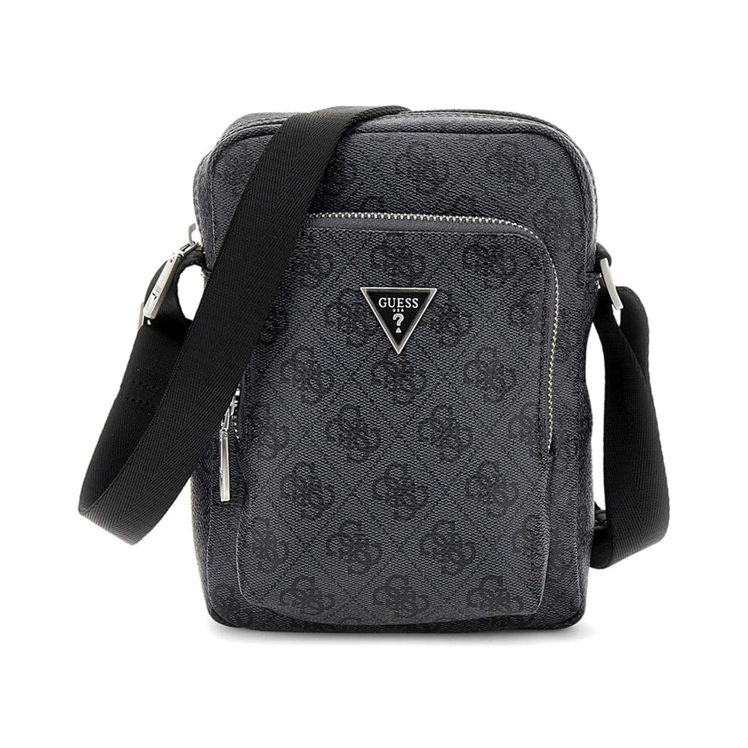 GUESS Unisex Vezzola Xbody Umhängetasche 14x20x4 cm Bla, 14x20x4 cm Bla