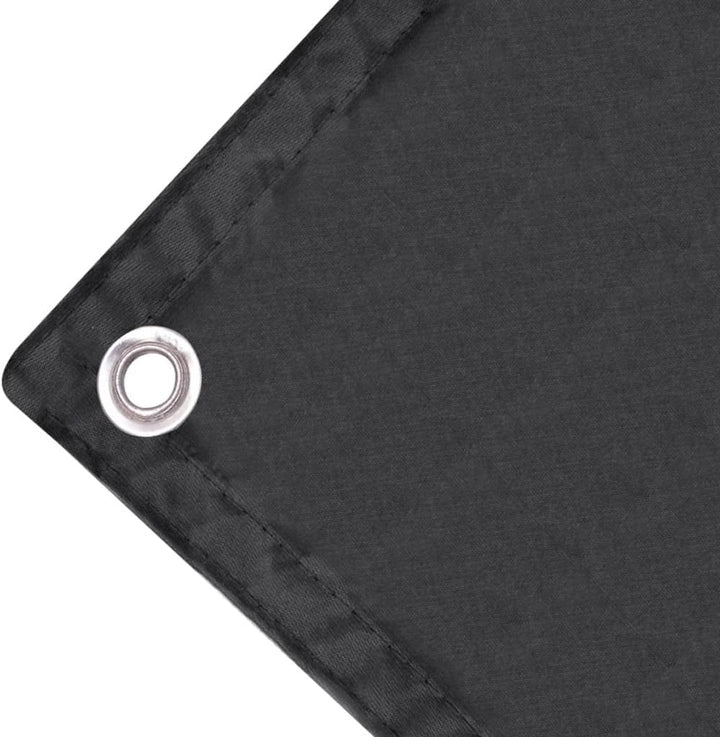 WIFESE Balkonsichtschutz 75x600 cm mit Ösen Balkonbespannung UV-Schutz Balkonverkleidung Balkonabdec