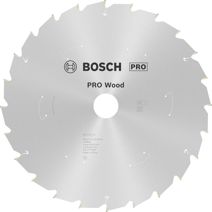 Bosch Accessories Bosch Professional 1x Kreissägeblatt Standard for Wood (für Holz, Sägeblatt Ø 254 