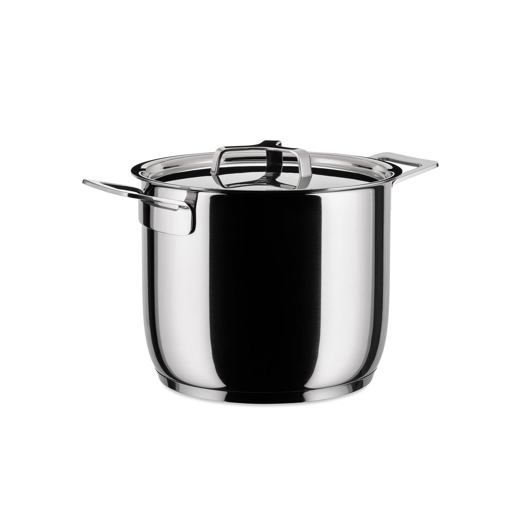 Alessi POTS & Pans Topf, Edelstahl, Silber, 20 cm, 20 cm