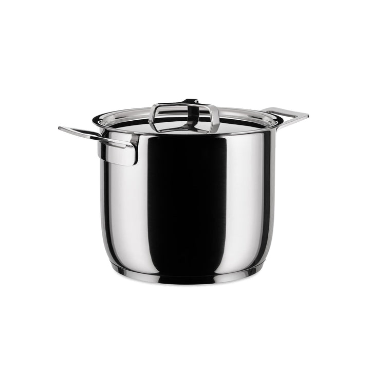 Alessi POTS & Pans Topf, Edelstahl, Silber, 20 cm, 20 cm