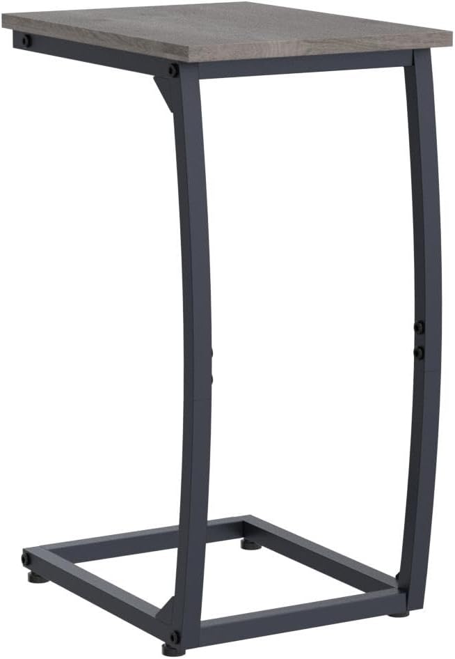 C-förmiger Beistelltisch 2er-Set, Beistelltisch für Couch, Gebogene Stützbeine, TV-Tablett, Tisch fü
