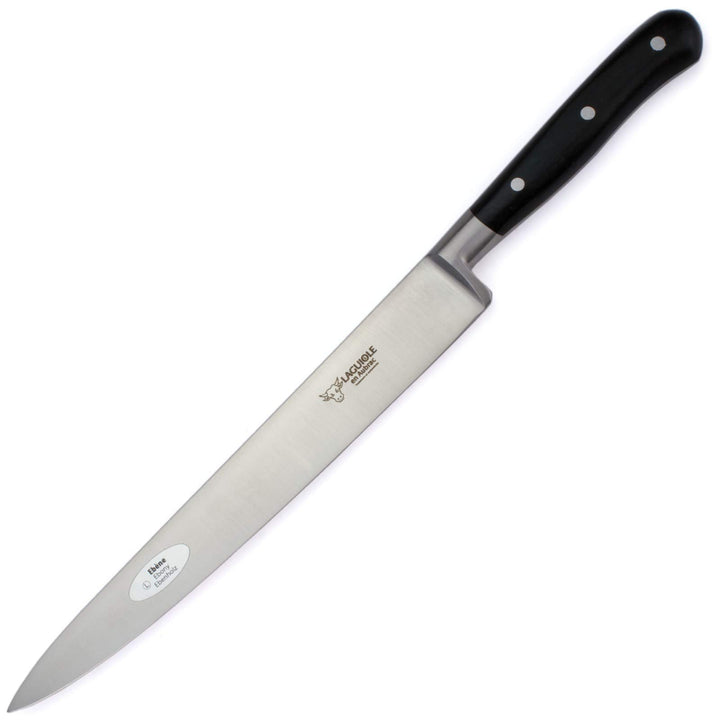 Laguiole en Aubrac Filetiermesser Filiermesser Küchenmesser - Klinge 20 cm - Griff Ebenholz - Geschm