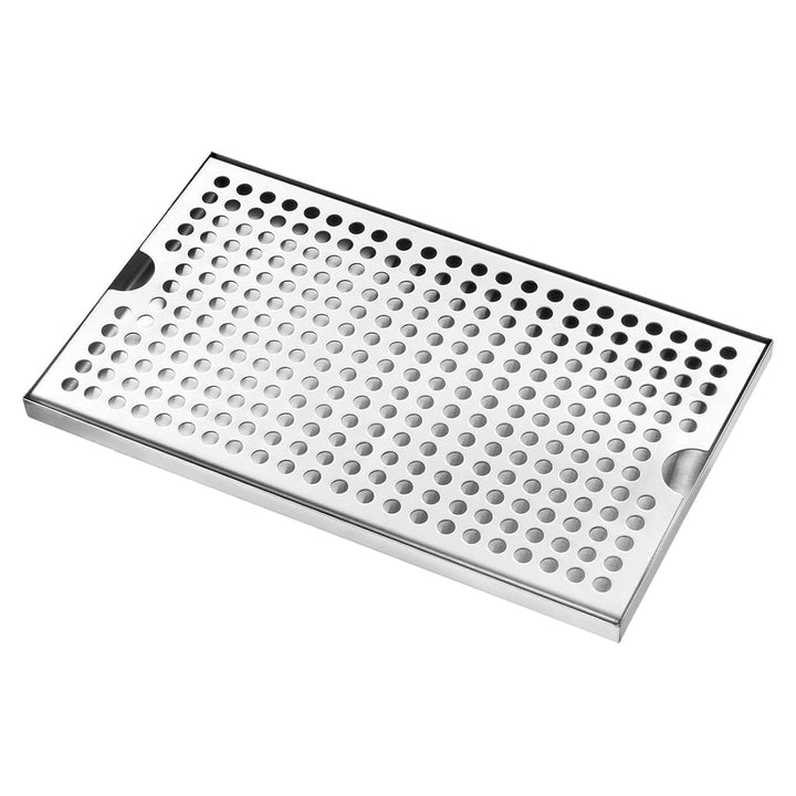 Ubric Biersäulen-Abtropfschale, 304 Edelstahl Tropfschale Pads und abnehmbarer Deckel, für Bar, Rest