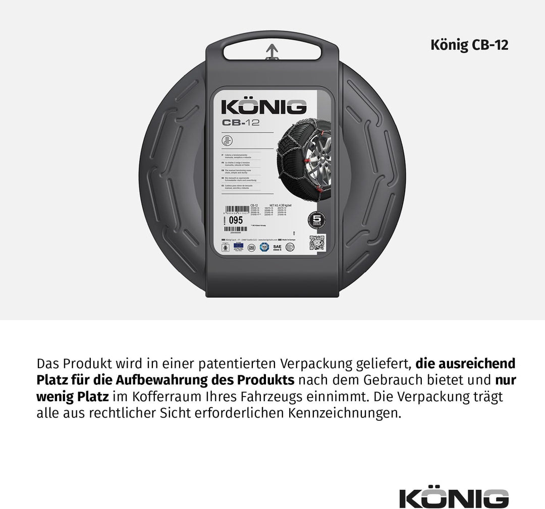KÖNIG CB-12 090 - Schneeketten, CB-12 090