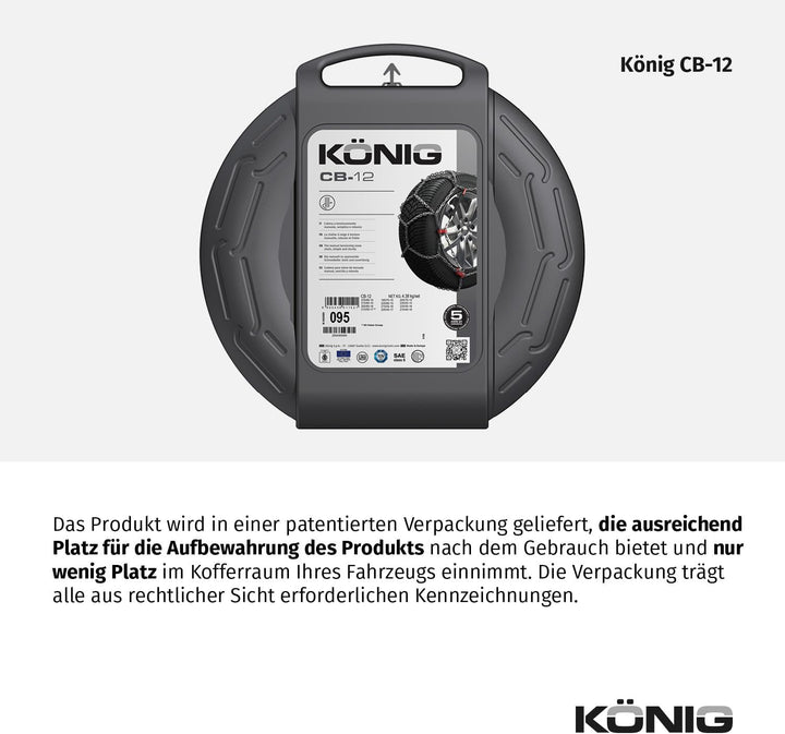 KÖNIG CB-12 090 - Schneeketten, CB-12 090