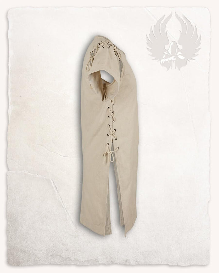 MYTHOLON Hermann Wappenrock Kampfrock Canvas, Natur, L, Mittelalter, LARP, Cosplay, Wikinger Natur L