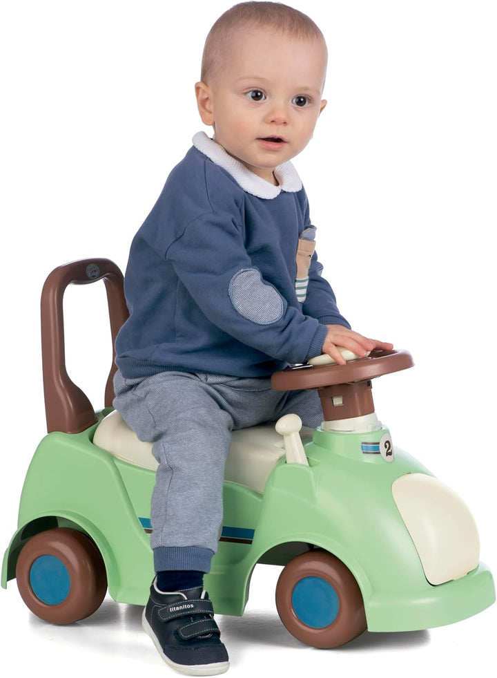 Chicos - Vintage Sport Ride-On, Rutschauto ab 1 Jahr | Kinderfahrzeug für Jungen und Mädchen | Inklu