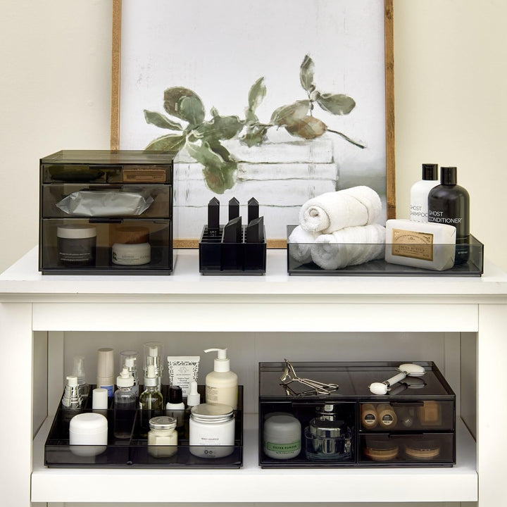 iDesign Make-up Organizer, Schmink Aufbewahrung mit 3 Schubladen aus der Signature Series by Sarah T