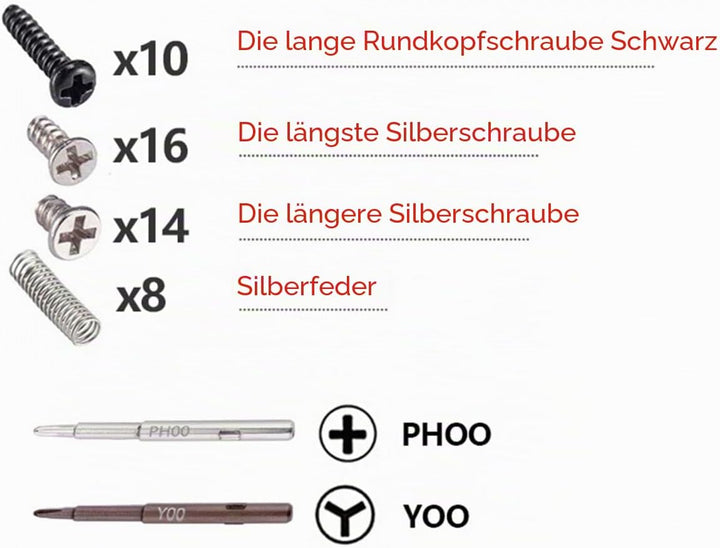eXtremeRate NS Joycon Hülle &amp; Tasten, DIY-Ersatz Gehäuse Case Grips Skin Shell &amp; Knöpfe Buttons Umba