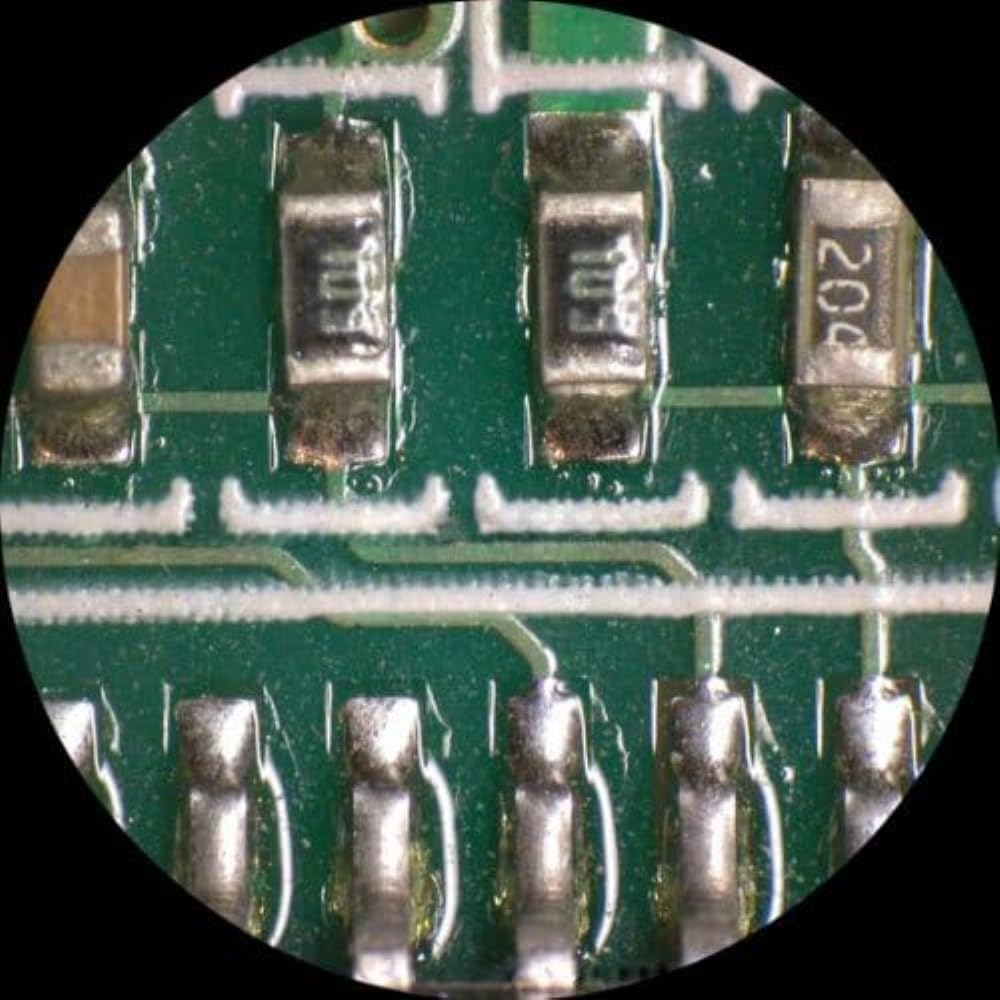 AmScope SM-3TZ Trinokulares Stereo Zoom Mikroskop auf Einarmigem Auslegerständer, 3.5X-90X, Weiss