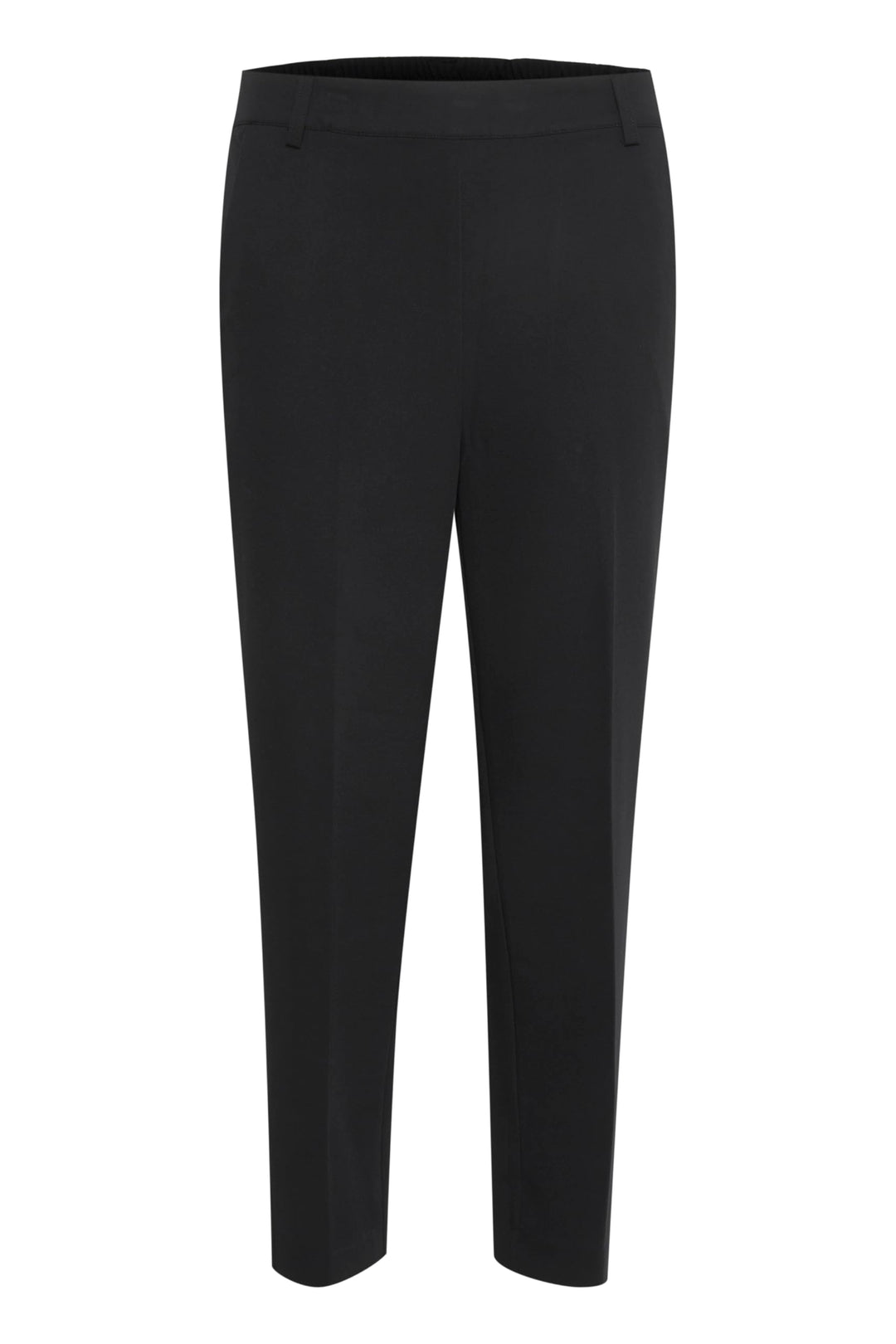 Kaffe Damen Hose Kaffe Women's Pants Tailored Cropped Wide Leg Seamline 32 Black Deep, 32 Black Deep