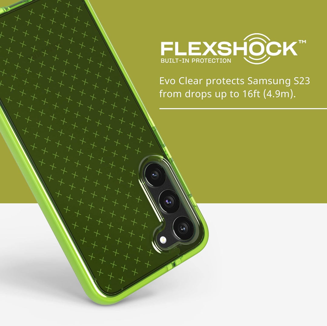 Tech 21 Evo Check für Samsung Galaxy S23 Plus – Limette 4,8 m Fallschutz, stossfest, stossfest und K